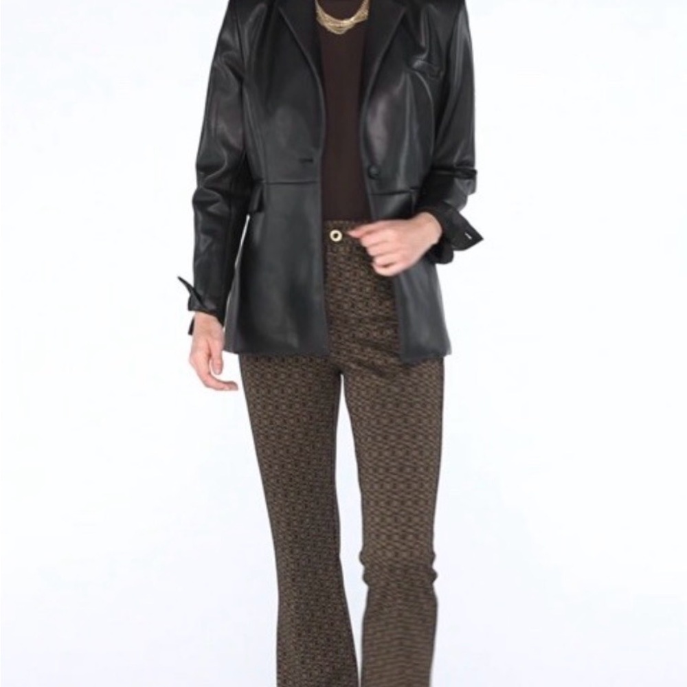 EUC M CAbi James Leather Jacket